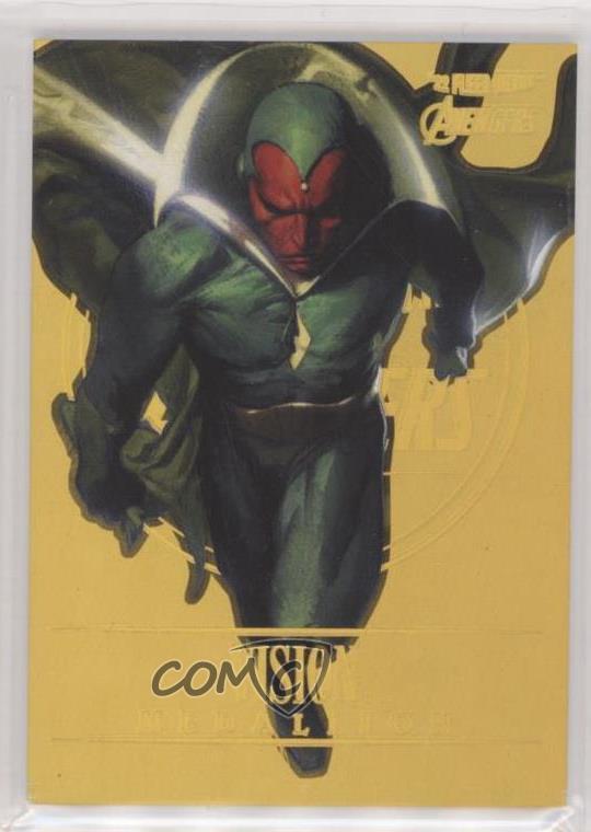 2022 Fleer Ultra Avengers Medallions Gold 167/200 Vision #M-47 0hj7
