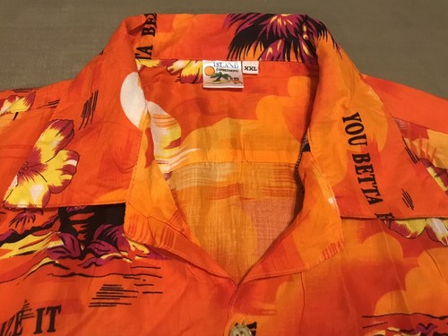 Camisa hawaiana para hombre Island Expressions YOU BETTA BELIZE IT 2XL - Imagen 4 de 10