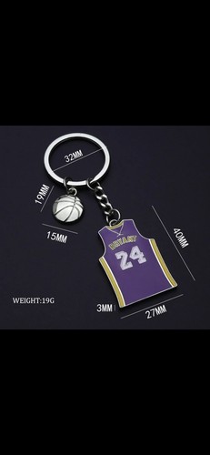 Kobe Bryant Jersey Number Keychain - Picture 2 of 4