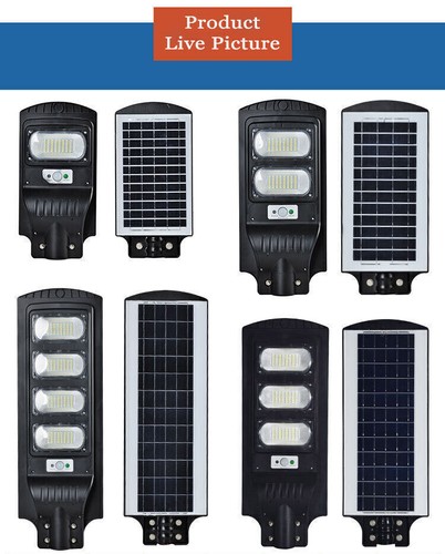Solar Street Lights Outdoor Security Lamp IP65 PIR Sensor LED Remote Control - Picture 4 of 12