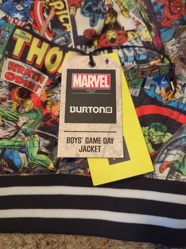 Burton Boys Coat Marvel 14-16 - Picture 2 of 6
