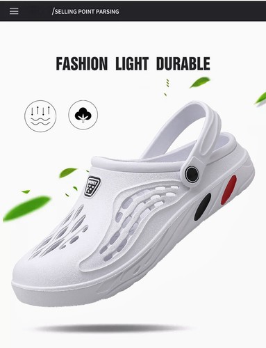 Zoccoli uomo giardino acqua spiaggia scarpe estive ciabatte outdoor interno sandali - Foto 2 di 17