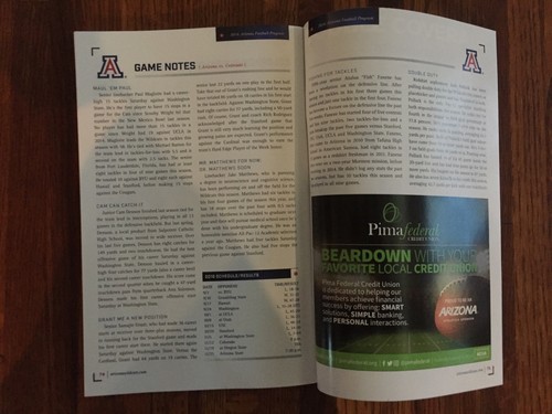 2016 College Gameday Football Program Arizona vs Colorado - Picture 3 of 4