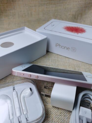 99% New Apple iPhone SE 2016 1st Gen - 128GB -Pink (Unlocked) Phone - Picture 4 of 12