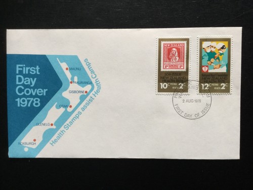 NEUZEALAND 1978 Gesundheit FDC, Büro FDI Poststempel, Gesundheitsthema unadressiert (T22 #6