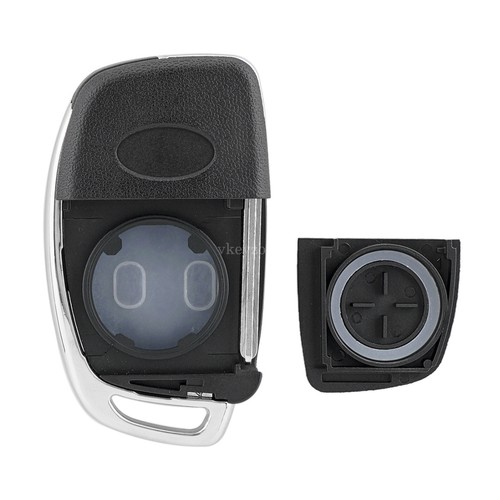 Replacement Remote Flip Key Fob Case For Hyundai I10 I20 I40 IX35 Santa 3 Button - Picture 5 of 9
