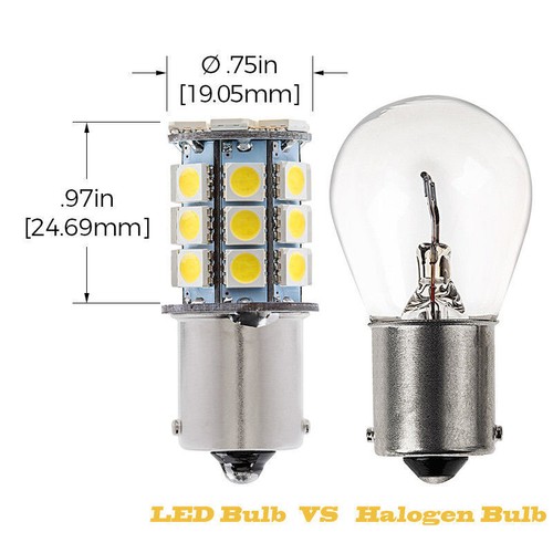 2x LED light bulbs For Craftsman riding mower tractor headlamp bulb Sears 4152j - Picture 5 of 11