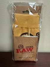 Raw Socks Tan Color Fit Size 10-13 Natural Way To Roll