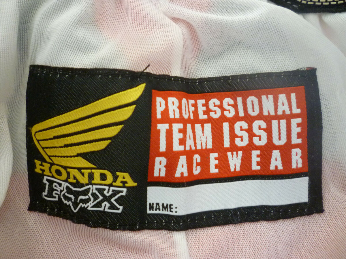 Vtg 90s Fox Honda Professional Team Issue 180 Racing Vtg 90s Fox Honda Professional Team Issue 180 Racing