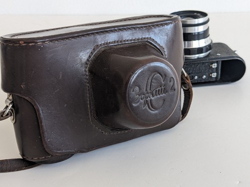 Film Camera Zorki 2 35mm 8 f2.8/50 Lens Vintage Ukraine Rangefinder Camera USSR - Bild 11 von 11