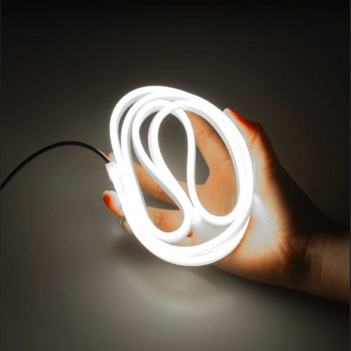 White 120cm Car Flexible Tube LED Strip DRL Daytime Running Light Accessories - Bild 3 von 8