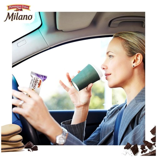 Pepperidge Farm Milano Cookies, Dark Chocolate, 20 Packs Tub, 2 Cookies per Pack - Picture 5 of 7