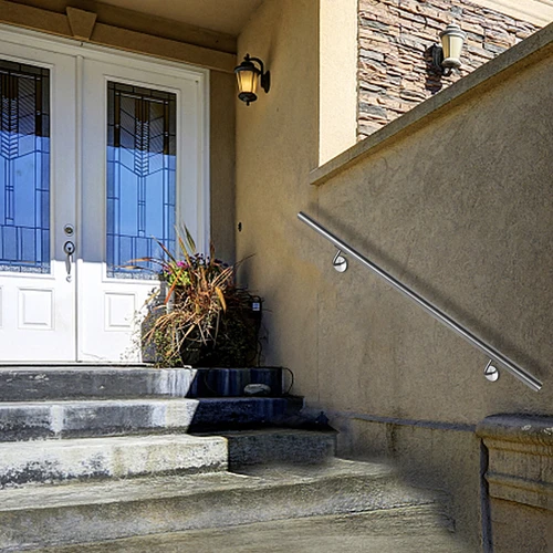 Edelstahl Geländer Wand Handlauf Treppe Haltegriff Balkongeländer Innen & Außen - Bild 8 von 19