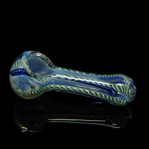 Mini tazón para fumar nudo grueso hecho a mano para cambiar de color verde pipas de vidrio de 3,5 pulgadas - Imagen 5 de 5