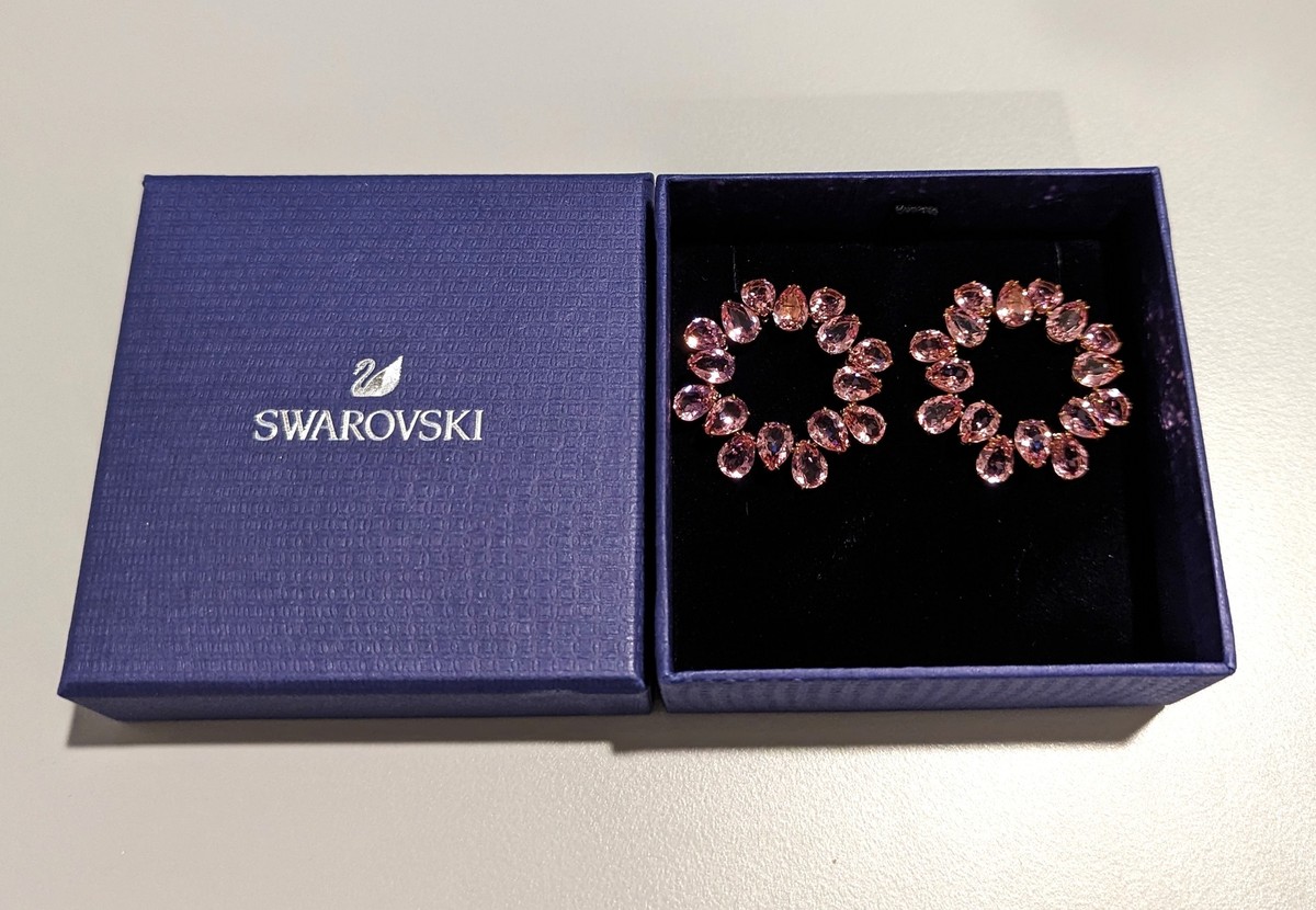 SWAROVSKI Millenia ピンク ローズゴールド セット 5620548 Swarovski Millenia set, Octagon cut, Pink, Rose gold-tone