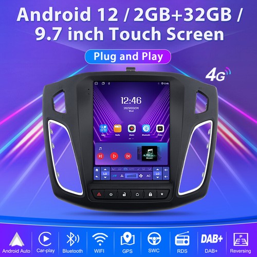 Für Ford Focus MK3 2012-2018 Android13 Carplay Autoradio 2+32GB GPS NAVI 4G WIFI - Bild 2 von 6