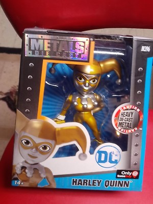 2016 JADA TOYS~DC METALS DIE CAST~HARLEY QUINN GOLD~GAME STOP EXCLUSIVE~NEW~WOW 