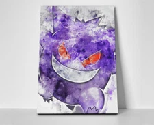 Gengar Pokemon Poster or Canvas