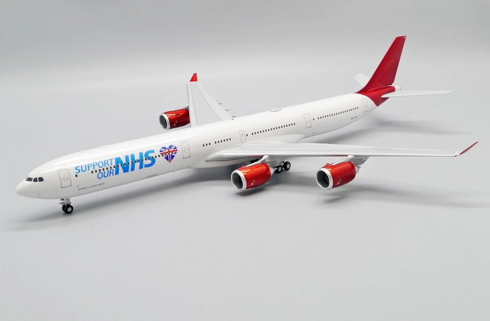 Modelo diecast JC Wings 1:200 Maleth-Aero Airbus A340-600 'Thank You NHS' 9H-PPE Foto 4 de 4