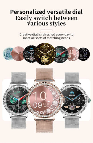 Smart Watch for Lady Bluetooth Call 100+Sports Mode Fitness Women Smartwatch New - Picture 15 of 24