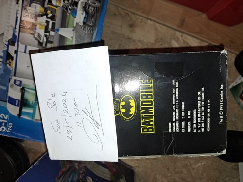 BATMAN RETURNS RADIO CONTROLLED BATMOBILE APOLLO TOKYO JAPAN 1991 NIB - Picture 4 of 6