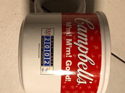 Winter Olympics 2002 Soup Mugs Salt Lake City Campbells Soup Set of Four - Picture 1 of 10