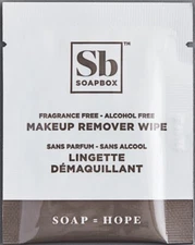 SOAPBOX Premium Makeup Remover Wipes  *PACK OF 30*  Fragrance-Free, Alcohol-Free