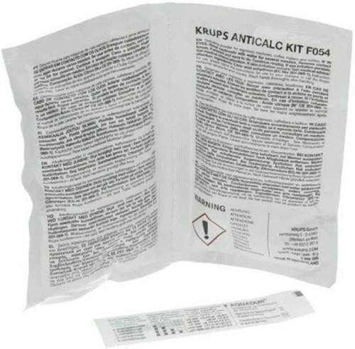 KRUPS F054 Espresso Coffee Machine Kettle DESCALER Powder Anti-Calc Kit Sachets  - Picture 3 of 3