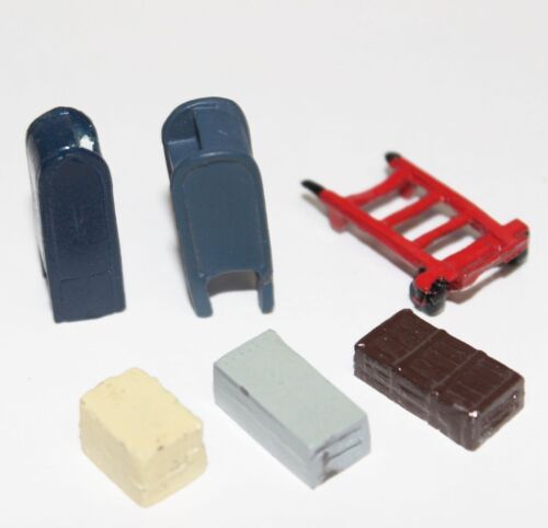 Modelo a escala de O diseño de paisajes de tren buzón de correo de EE. UU. cesta accesorios de carro de mano - Imagen 2 de 3