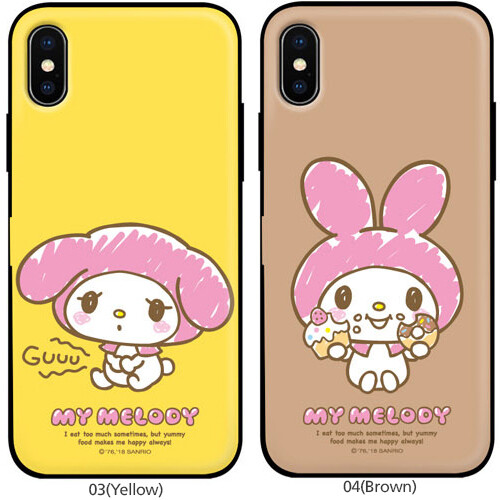 My Melody Card Door Bumper Case for Galaxy Note9 Note8 - Picture 3 of 16