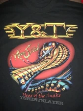 Y&T Band Music Concert Black T-Shirt Cotton Unisex S-234XL 2HRC27