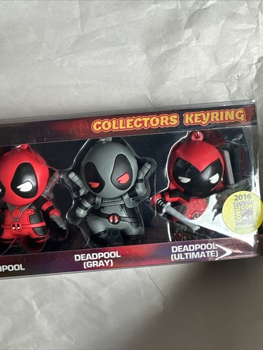 SDCC 2016 EXCLUSIVE DEADPOOL 3D Foam KEYRING 5 Piece Set Monogram International - Picture 15 of 18