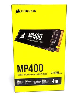 内蔵SSD MP400 4TB Gen3 PCIe x4 NVMe M.2 CORSAIR Launches MP400, a New M.2 NVMe SSD with High-Density