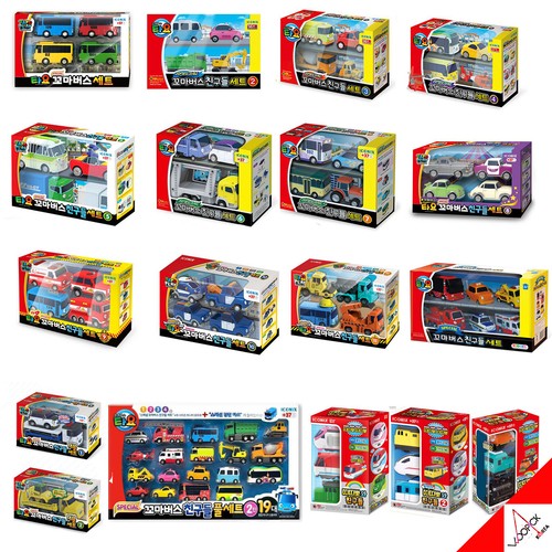 Tayo Little Bus Friends Special Set Vol.1-11 & Titipo 18Type Mini Car Collection