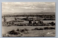 C.1950 RPPC FT BRIDGER VALLEY, UINTA COUNTY, WYOMING, UNUSED SANBORN Postcard P8