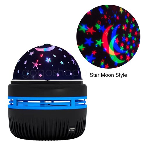 Moon Galaxy Starry Sky Projector Lamp Rotating Magic Ball Led Night Light New - Picture 15 of 16