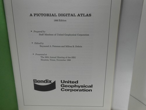 Bendix A PICTORIAL DIGITAL ATLAS 1966 EDITION Geophysical  BOOK - Picture 2 of 4