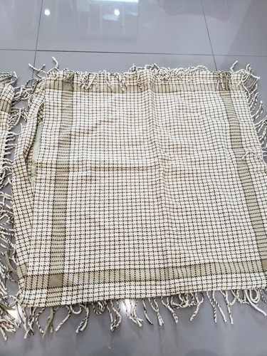 Ralph Lauren 2 Lg Decoratice Fringe Pillow Shams Beige Olive 26” Yorkshire Rose - Picture 6 of 9
