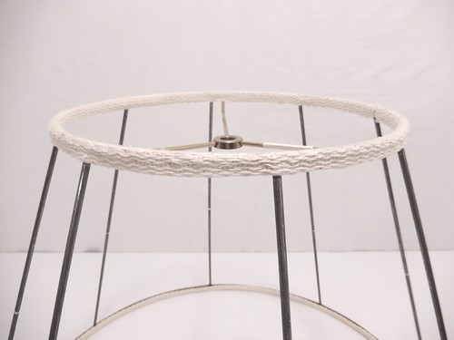 New-Old Stock Round Wire & Band Lamp Shade Frame. 9 1/8 -18 1/8 -13". LS-122 - Picture 6 of 7