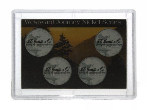 2005 Commemorative Nickels 4 Hole, Coin Display Holder, HE Harris, 3pk - Picture 1 of 3