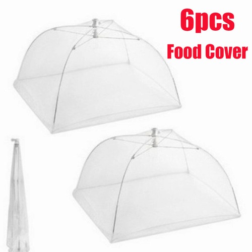 6 Pcs Mesh Net Protective Covers Food Tent Umbrella Screen Pop-Up - Picture 7 of 12