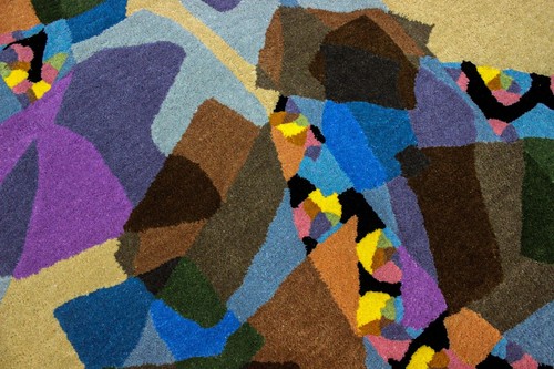 Multicolor Hand Tufted Wool Handmade Round Area Rug for Living Room Carpet 4x4ft - Picture 3 of 7