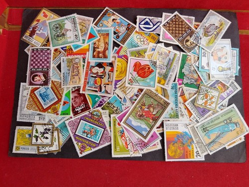 Mongolia, African countries, other,  Mixed big Lot, konvolut, dealer's lot - Picture 1 of 4