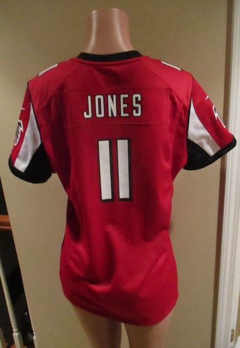 Nike Atlanta Falcons Womens Jersey XL Julio Jones #11 Football Red On Field - Picture 6 of 8