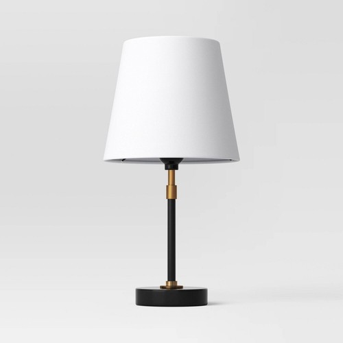 Set of 2 x Stick Mini Table Lamp Black (Includes LED Light Bulb) - Threshold - Picture 2 of 5