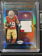 2024 Panini Certified Isaac Guerendo New Generation Jersey Patch Teal /50