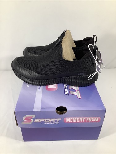 Skechers Sport Women's Size 12 Black Layci Memory Foam Sneakers - Picture 2 of 8