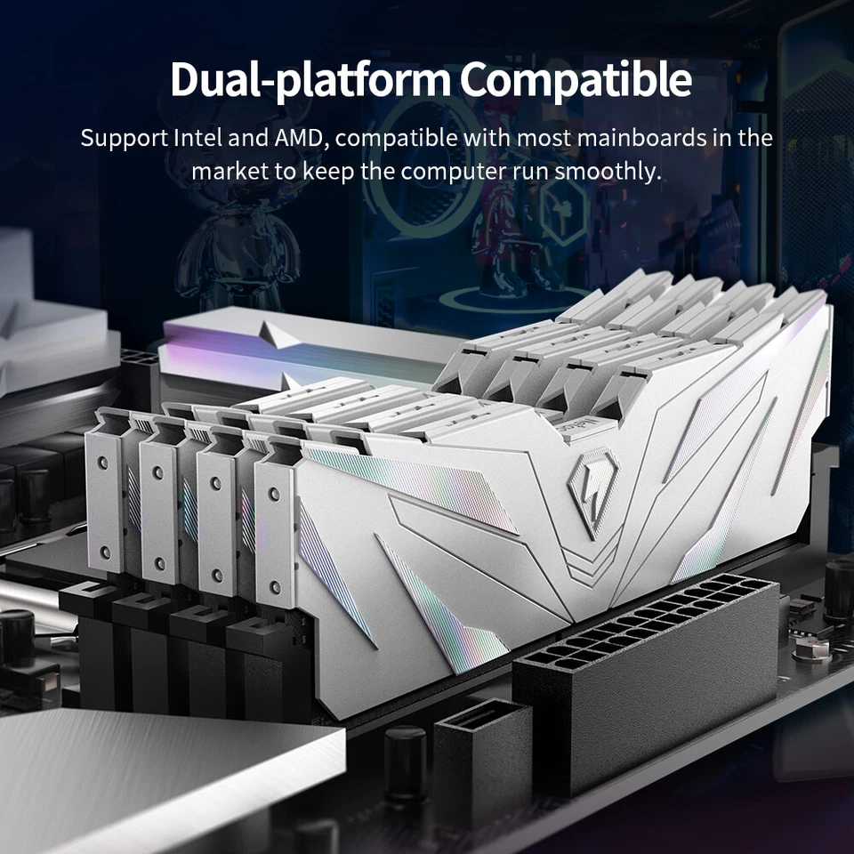Netac DDR4 32GB (2x16GB) DDR4 3200MHz C16 UDIMM Desktop Internal Memory RAM Kit - Image 4 of 4