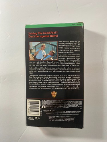 All Five Dirty Harry Movies VHS Clint Eastwood Free Shipping - Picture 11 of 11