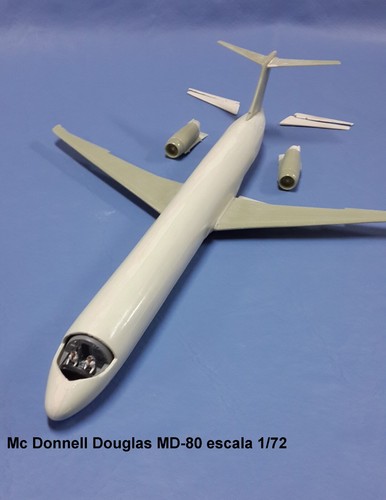 McDonnell Douglas MD-82 - 1/72 - Resin Kit - AUSTRAL. - 第 9/9 張圖片